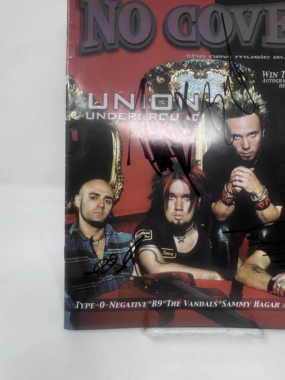 The Union Underground Signed By Full Band NO COVER MAGAZINE RARE, изображение 3