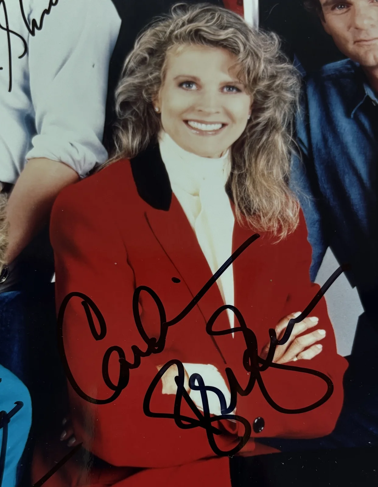 color 8x10 ~ SIGNED BY MURPHY BROWN CAST autographed~Candice Bergen,Faith Ford++, изображение 5