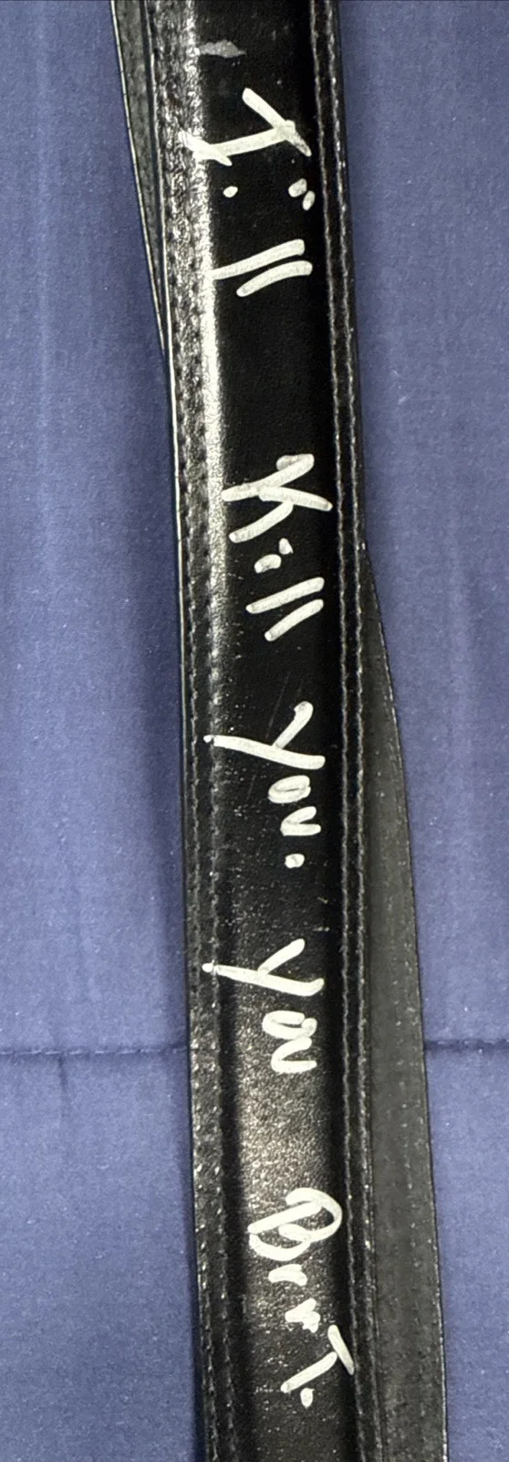 Gianni Russo — Gianni Russo The Godfather Signed Black Belt AUTO JSA Sticker, изображение 5