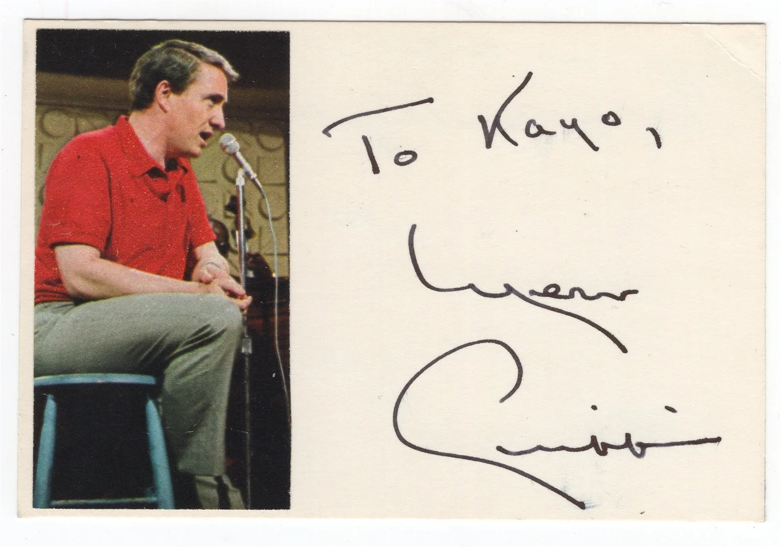 Merv Griffin — MERV GRIFFIN Autographed Cut PSA/DNA