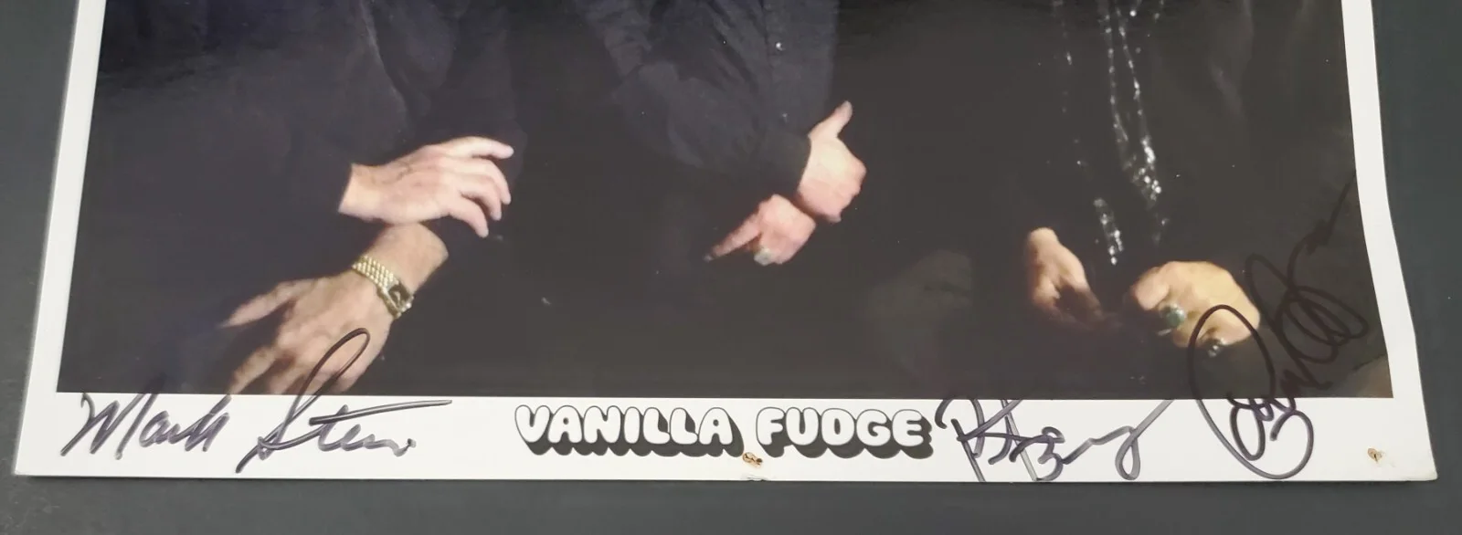 Rare Vanilla Fudge 8 x 10 Color Photo Hand Autographed By The Group, изображение 2