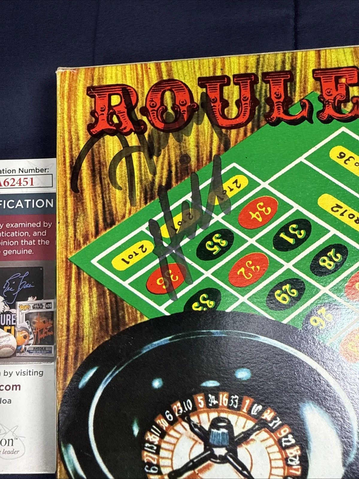 Henry Hill — Henry Hill Signed 2x " Goodfellas " Roulette 6" Wheel AUTO JSA COA, image 4
