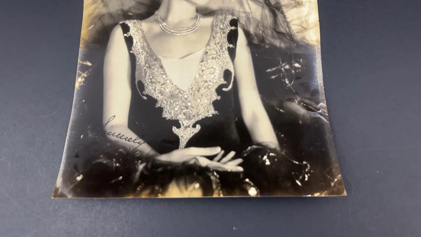 Historic Silent Film Star Lila Lee, Hand Autographed Black & White Photo, image 5