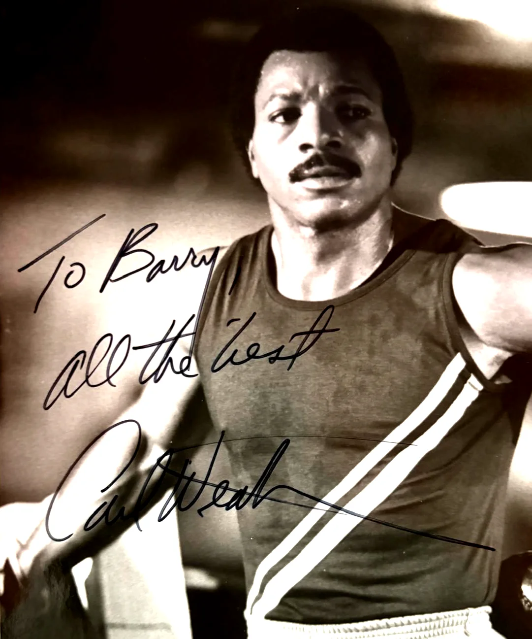 Carl Weathers — CARL WEATHERS SIGNED AUTOGRAPHED 8X10 PHOTO ROCKY APOLLO CREED STALLONE PSA COA, изображение 2
