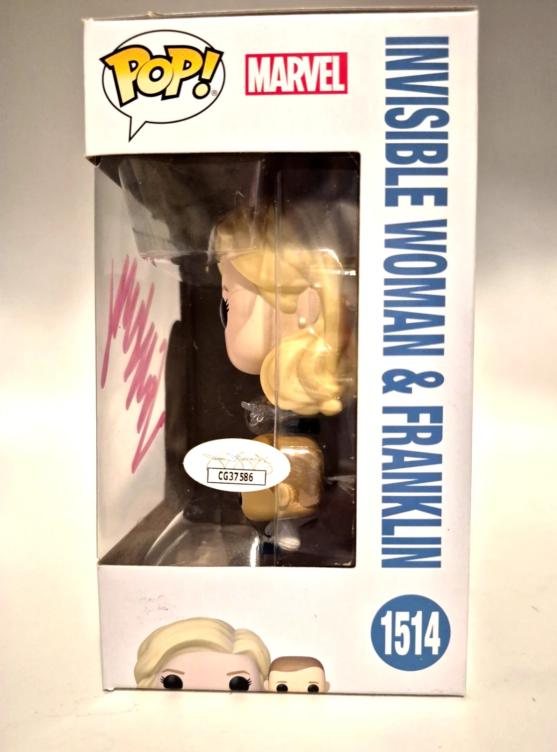 VANESSA KIRBY — VANESSA KIRBY SIGNED AUTOGRAPHED FANTASTIC 4 INVISIBLE WOMAN FUNKO POP JSA COA, image 3