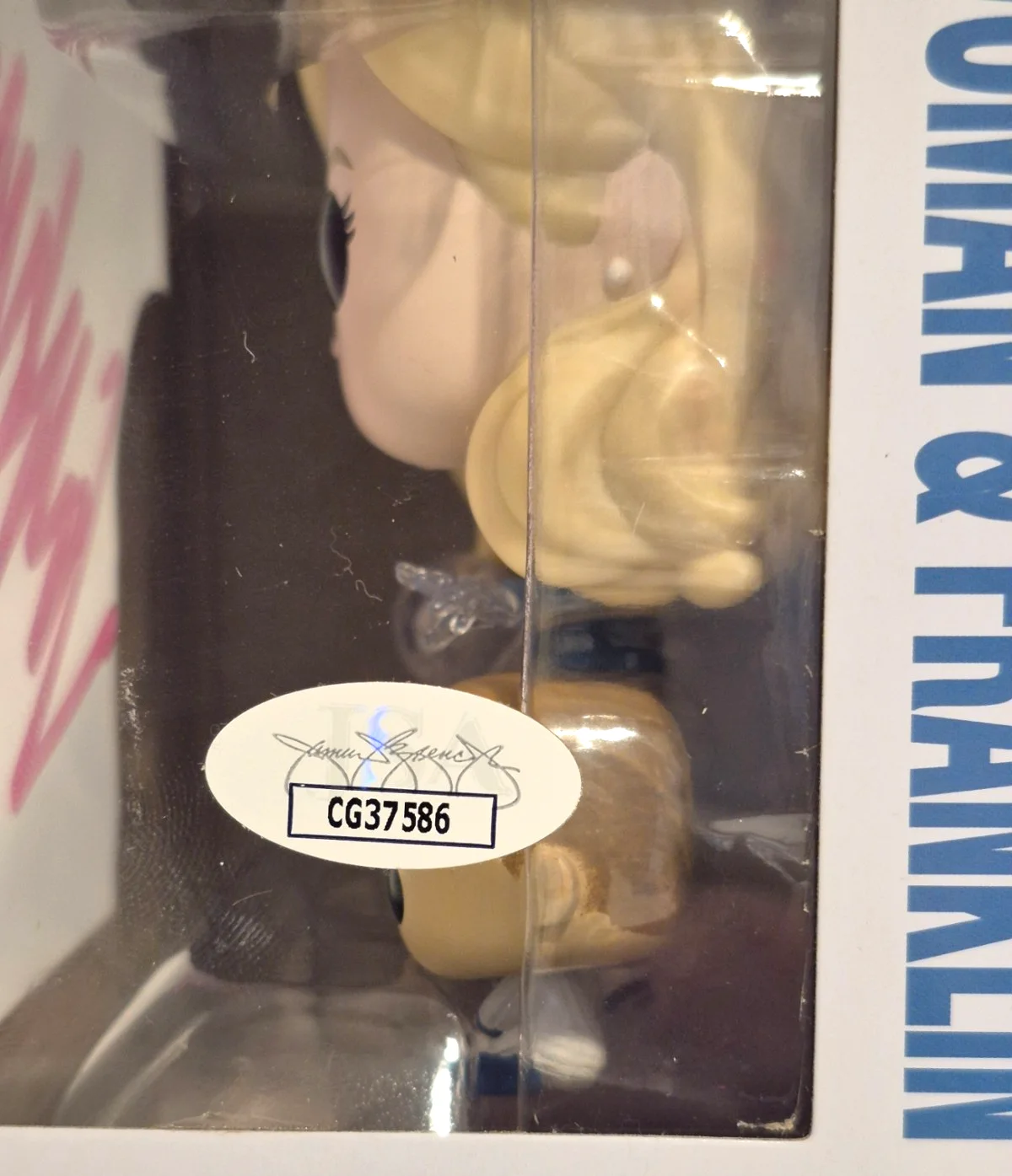 VANESSA KIRBY — VANESSA KIRBY SIGNED AUTOGRAPHED FANTASTIC 4 INVISIBLE WOMAN FUNKO POP JSA COA, image 4