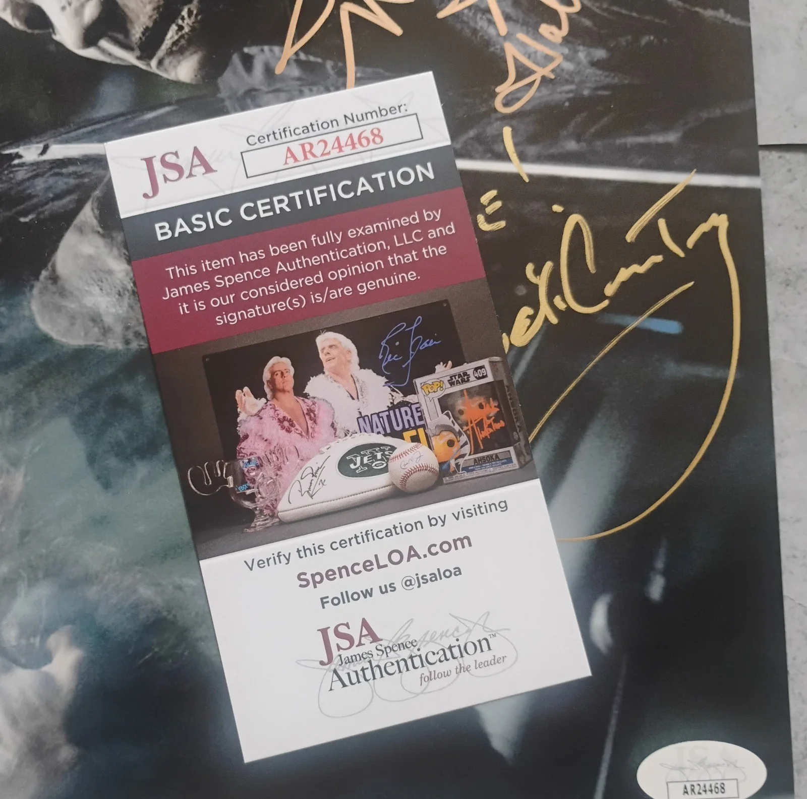 James Jude Courtney & Nancy Stephens Signed Photo JSA COA Halloween NO US TARIFF, изображение 5