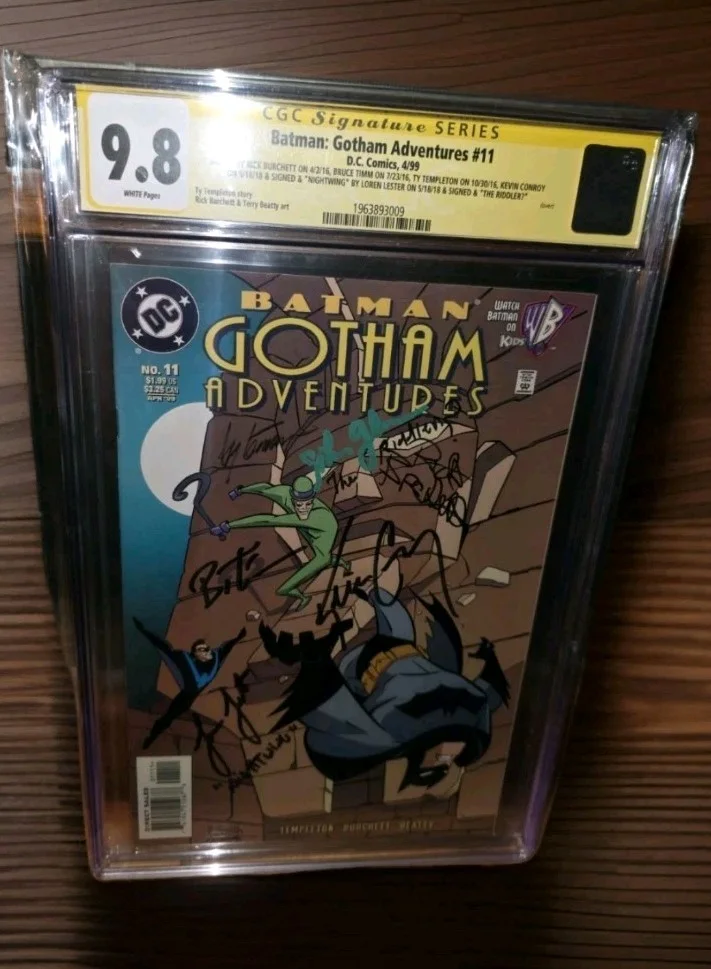 Kevin Conroy — BATMAN GOTHAM ADVENTURES #11 CGC 9.8 SIGNATURE SERIES KEVIN CONROY + 5 / 1 OF 1