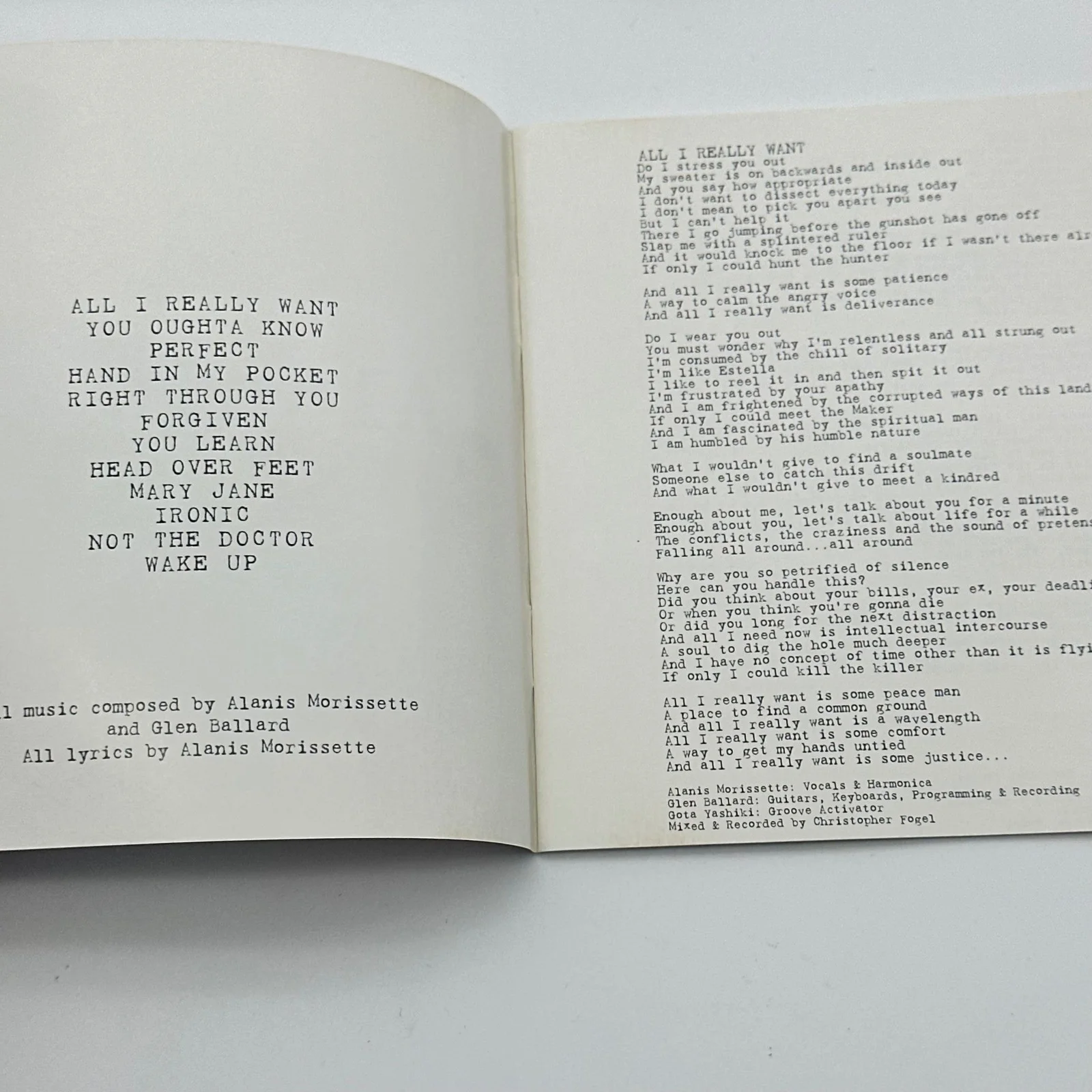 Alanis Morissette CD – Jagged Little Pill, image 4