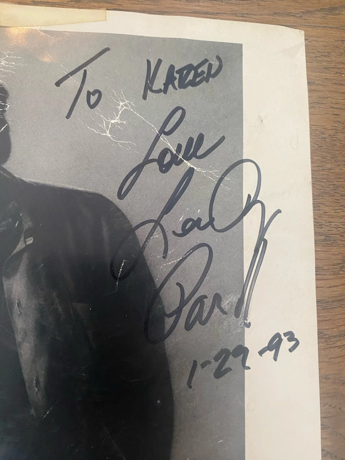 LEE ROY PARNELL Signed Autographed Photo 8x10 1993!, изображение 2