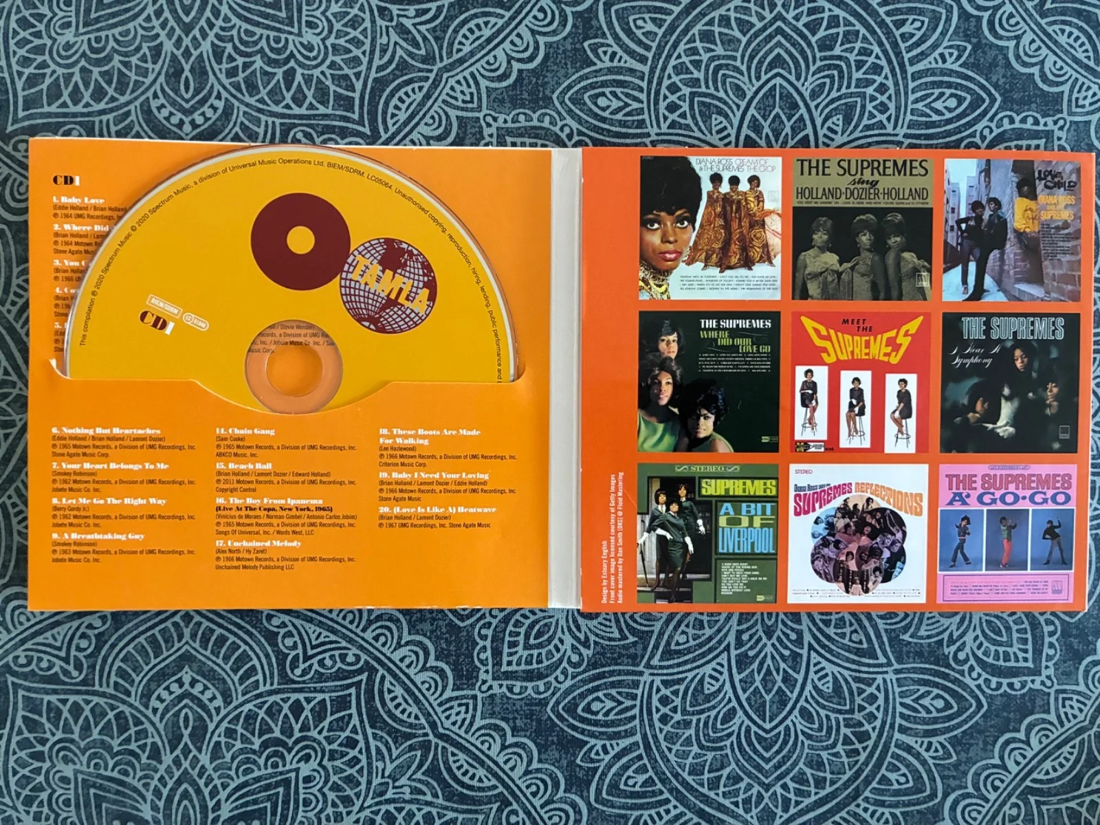 DIANA ROSS & THE SUPREMES Signed CD Box Set - 'Essential' 3-CD - Bold Signature, image 4