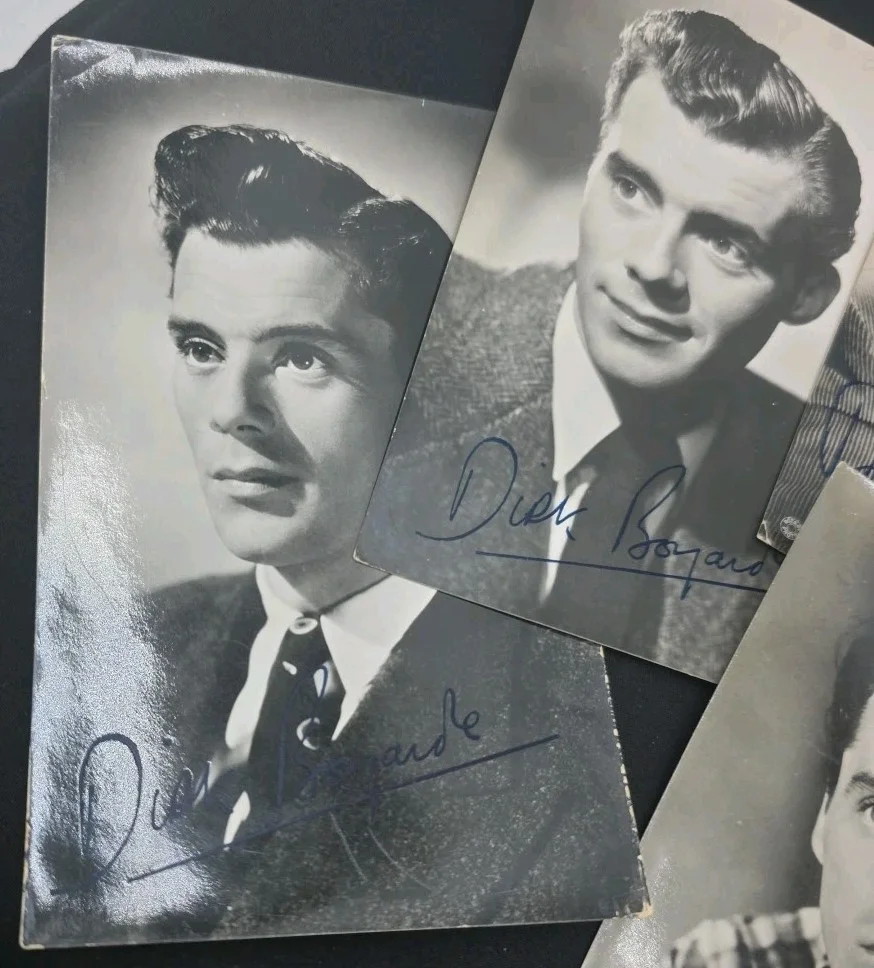 Set of 7 SIGNED / Authentic Dick Bogarde Photos English Movie Actor - MINT, изображение 4