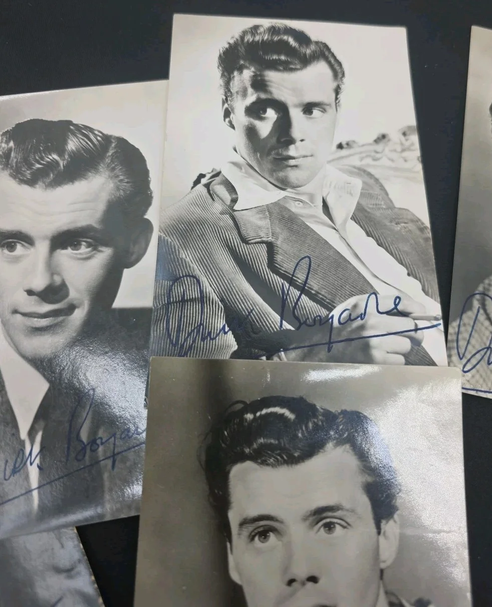 Set of 7 SIGNED / Authentic Dick Bogarde Photos English Movie Actor - MINT, изображение 5