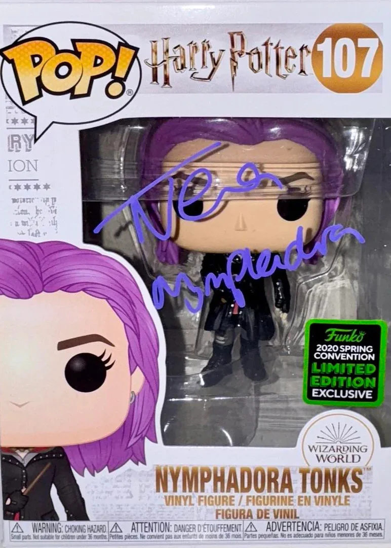 Natalia Tena — Natalia Tena Signed Funko Pop #107 "Nymphadora Tonks" (Harry Potter) - SWAU