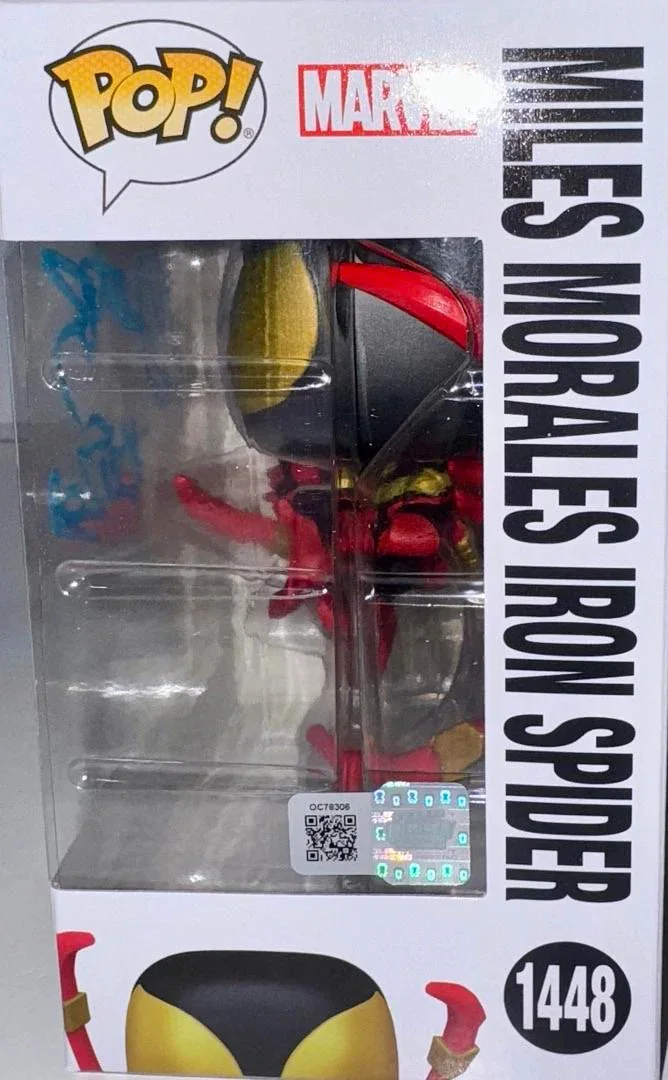 Nadji Jeter — Nadji Jeter Signed Funko #1448"Miles Morales"(Spider-Man)-OC Celebrity Marketing, изображение 4
