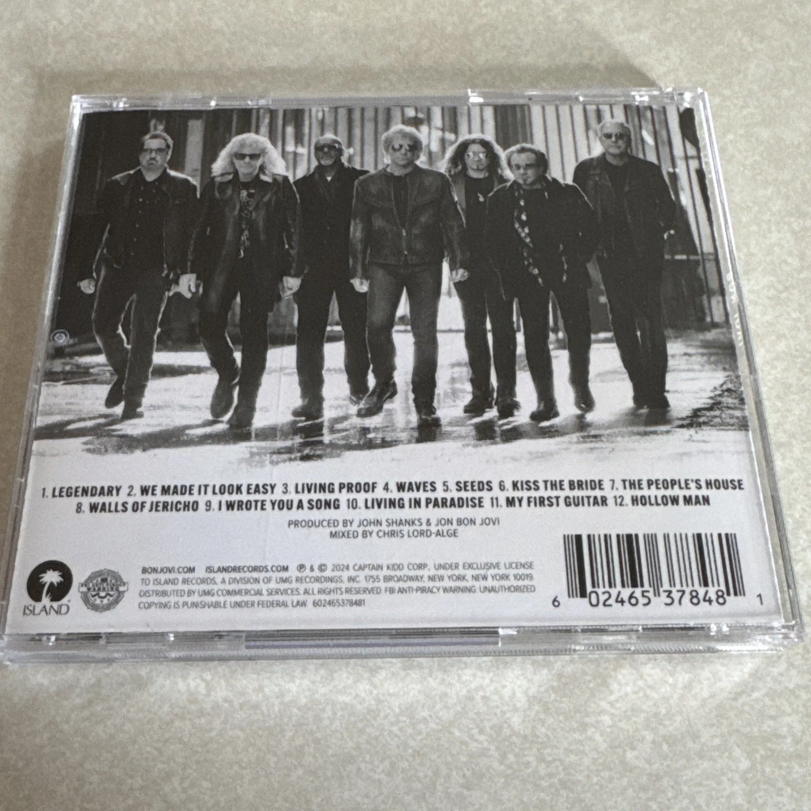 Jon Bon Jovi Forever CD Signed Auto Autographed Insert, image 4