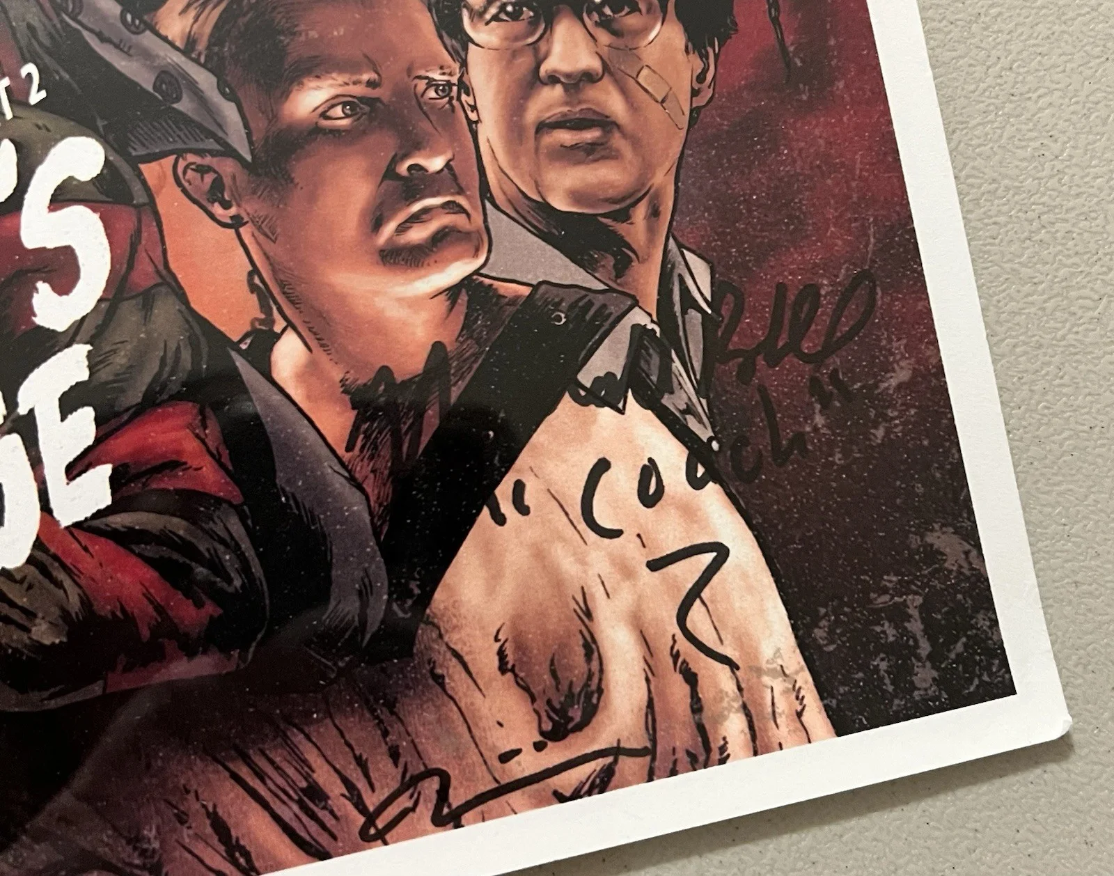 A Nightmare On Elm Street 2 Freddy’s Revenge Signed Artist Millner Mark Patton, image 4