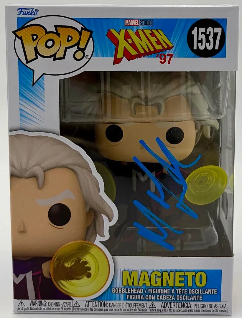 Michael Fassbender — Michael Fassbender Signed Funko Pop #1537 "Magneto" (X-Men) - Beckett COA