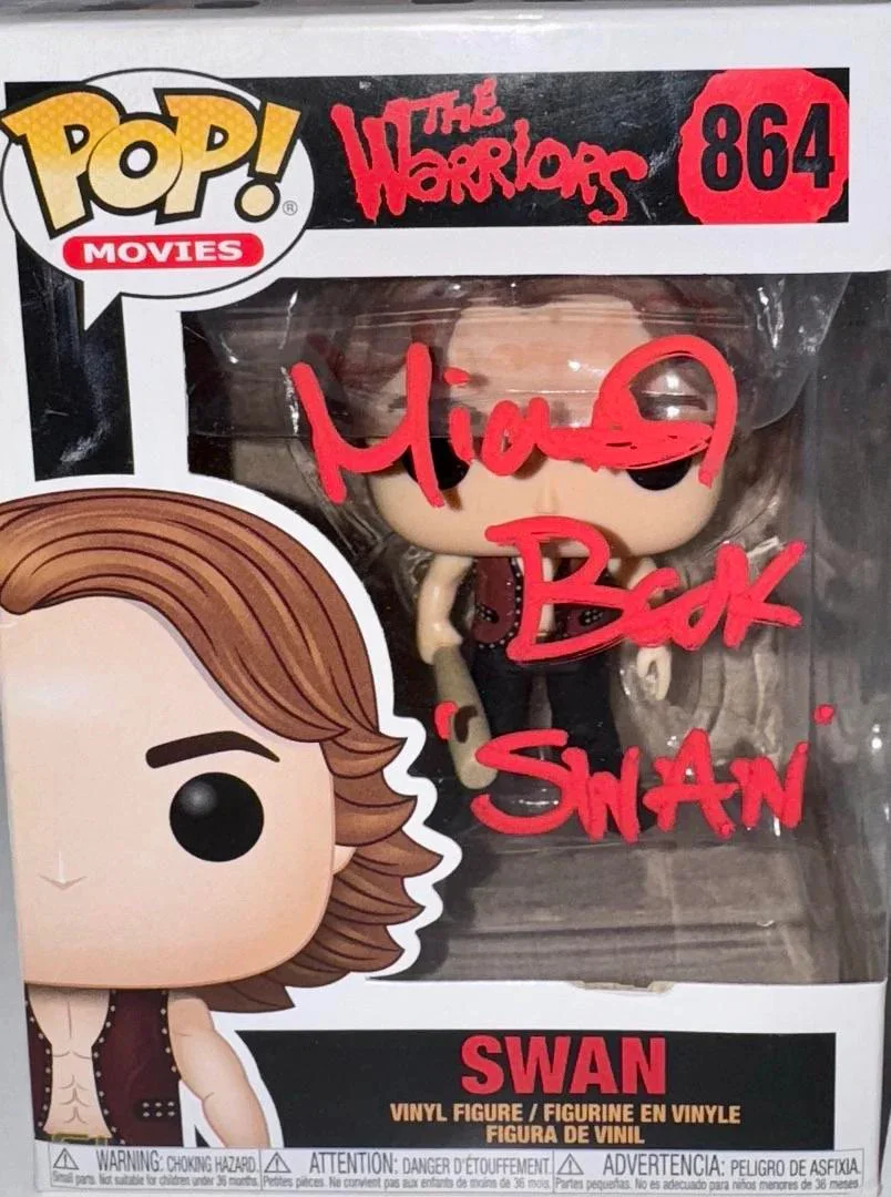 Michael Beck — Michael Beck Signed Funko Pop #864 "Swan" (The Warriors) - Beckett COA, изображение 2