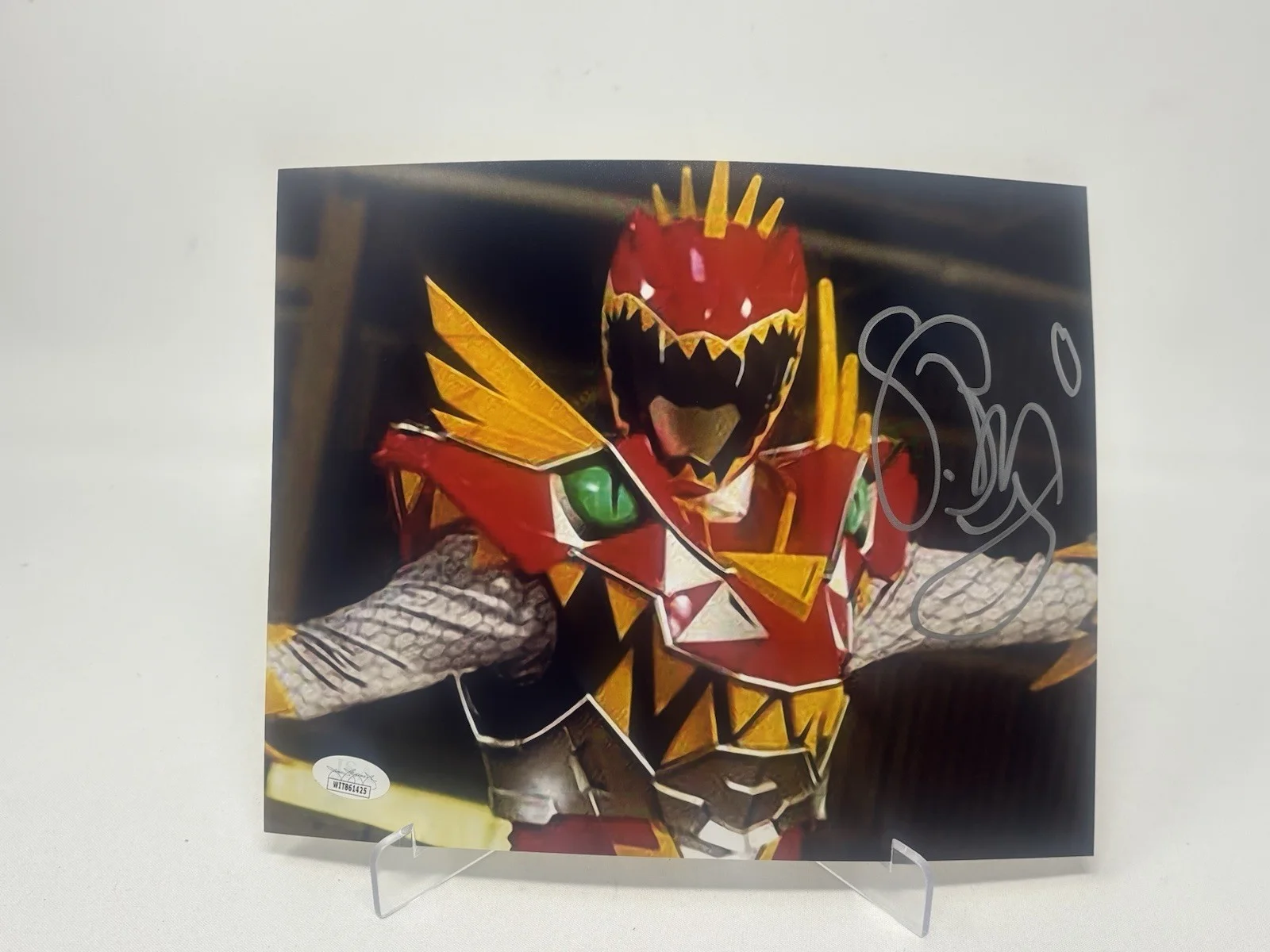 BRENNAN MEJIA — BRENNAN MEJIA Signed 8x10 POWER RANGERS Photo DINO CHARGE Autographed JSA COA