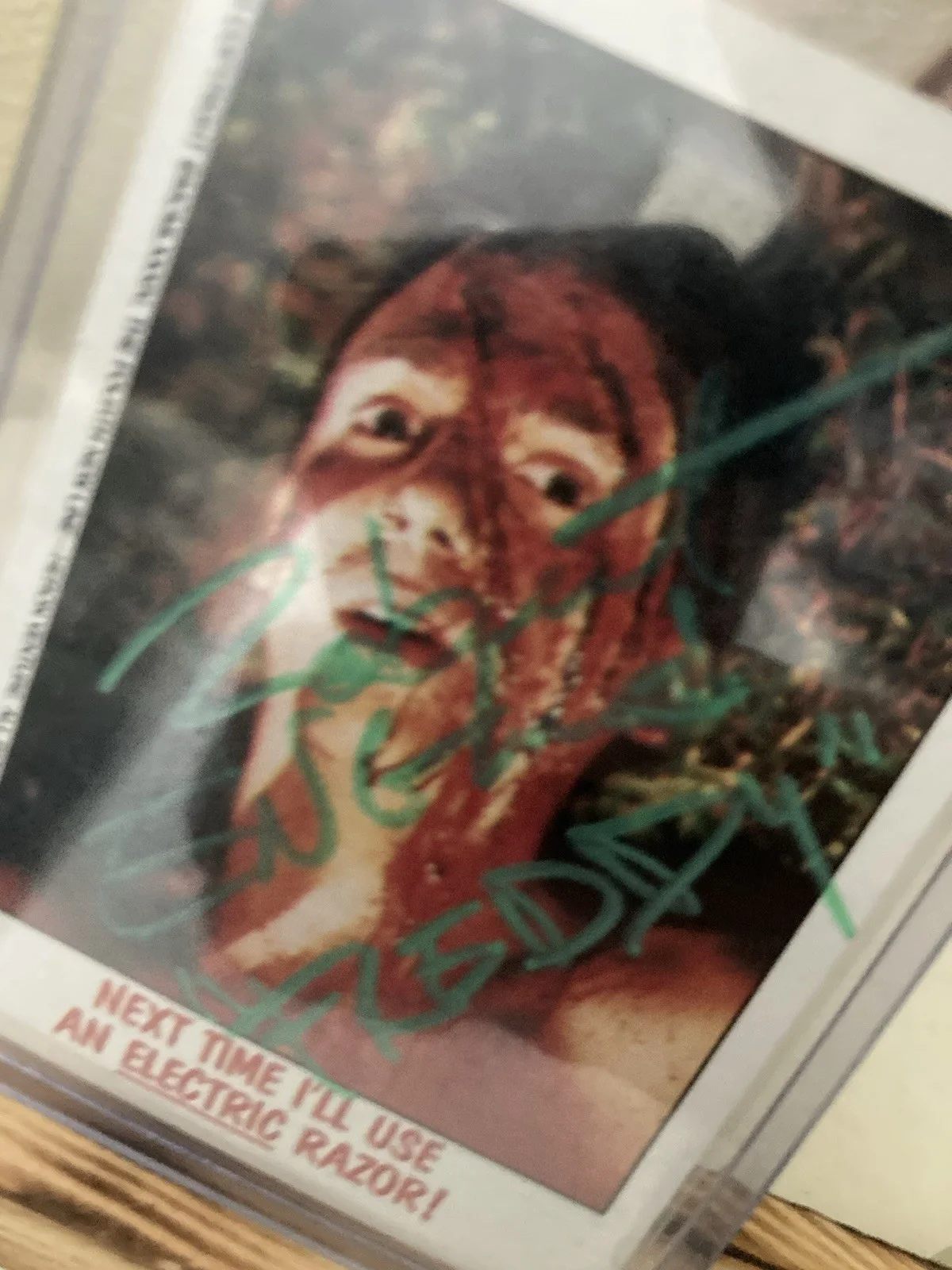 Signed Robert Englund “Freddy” On Card Auto 1986 A Nightmare On Elm Street Card, изображение 3