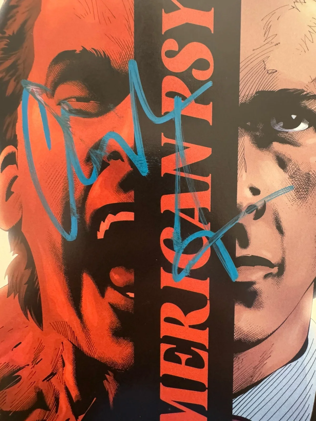 Christian Bale — Christian Bale signed autographed American Psycho Comic book w/beckett coa B, изображение 2