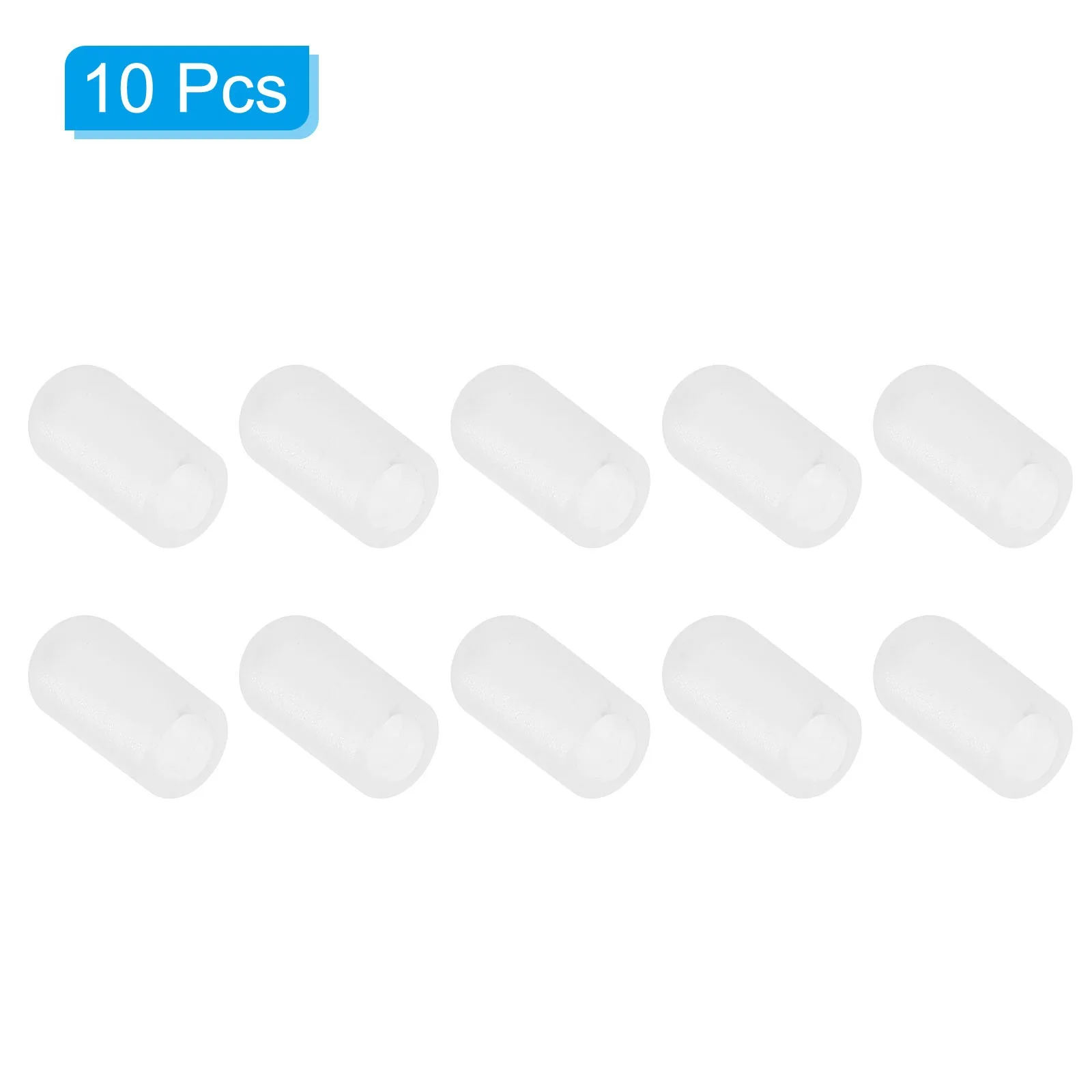 Drum Mute Drumstick Silent Tip Drum Dampener Practice Percussion White 10pcs, image 3