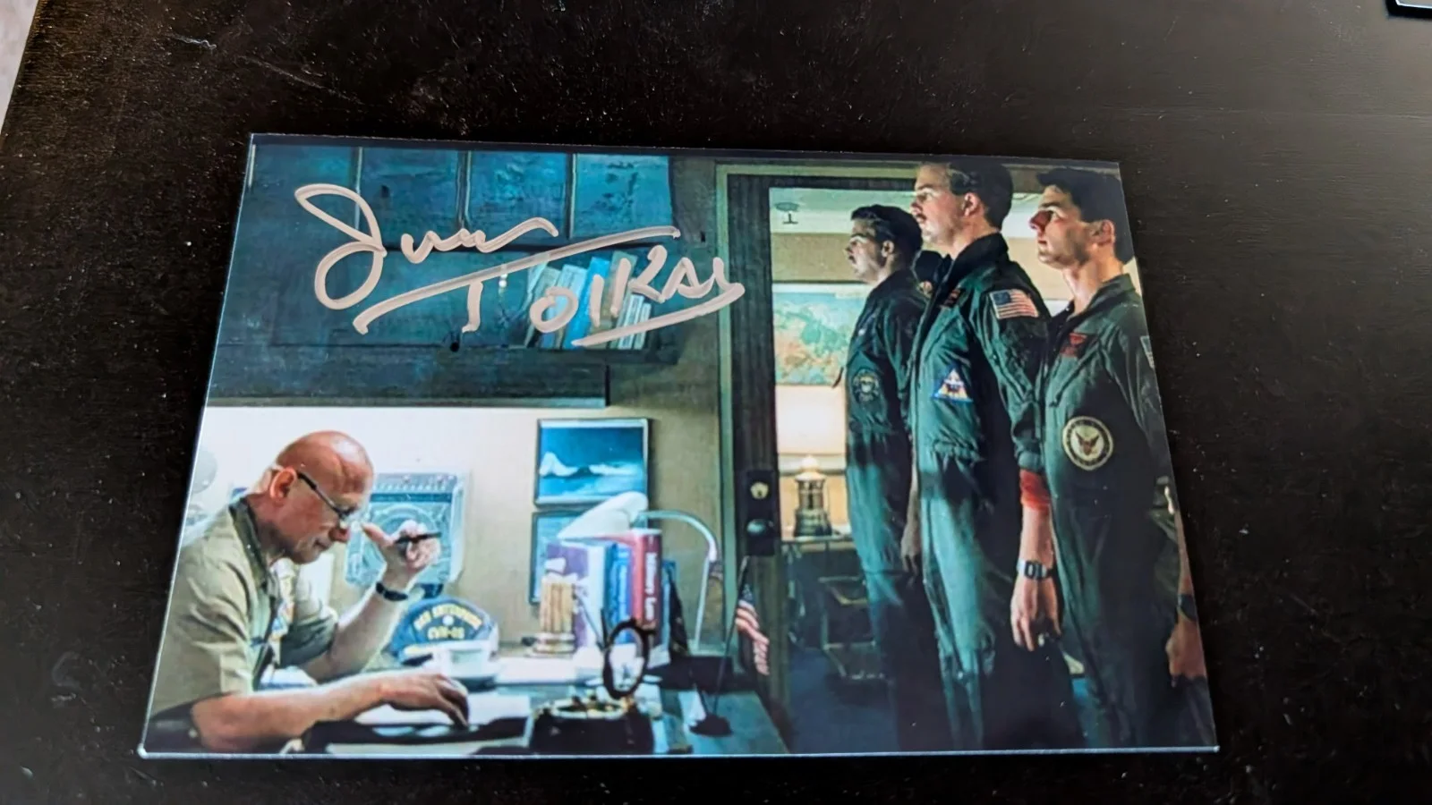 James Tolkan Signed — James Tolkan Signed 4x6 Photo – Authentic Autograph (No COA)
