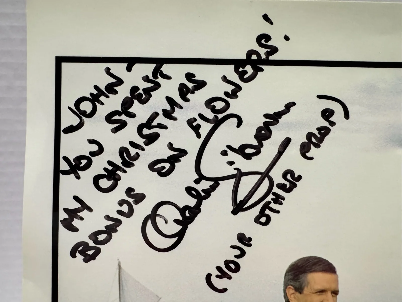 Signed Charlie Gibson Diane Sawyer Good Morning America Photo ABC TV Autograph, изображение 3
