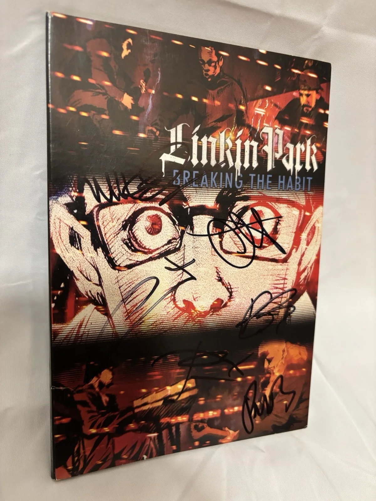Linkin Park Breaking the Habit Signed Autographed Promo CD/DVD Booklet, image 4
