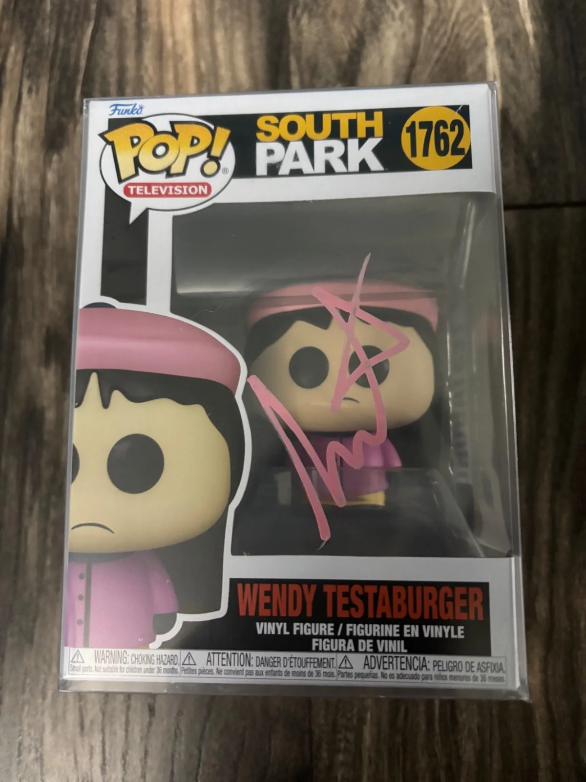 April Stewart — South Park Wendy Testaburger - April Stewart Signed FUNKO w/ COA