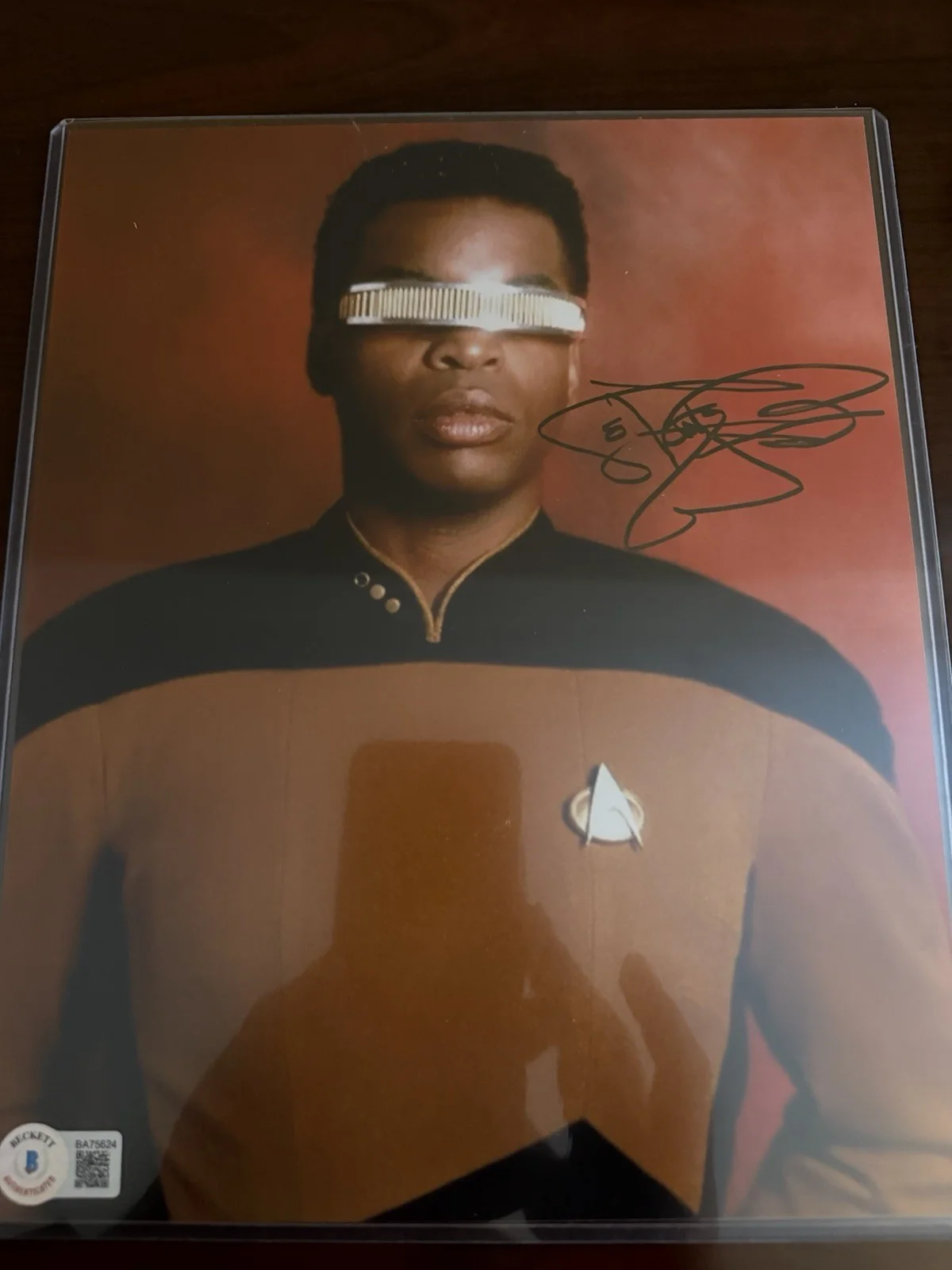 Levar Burton — LeVar Burton Hand Signed In Person Autographed Star Trek TNG 8x10 RARE JSA COA, изображение 5