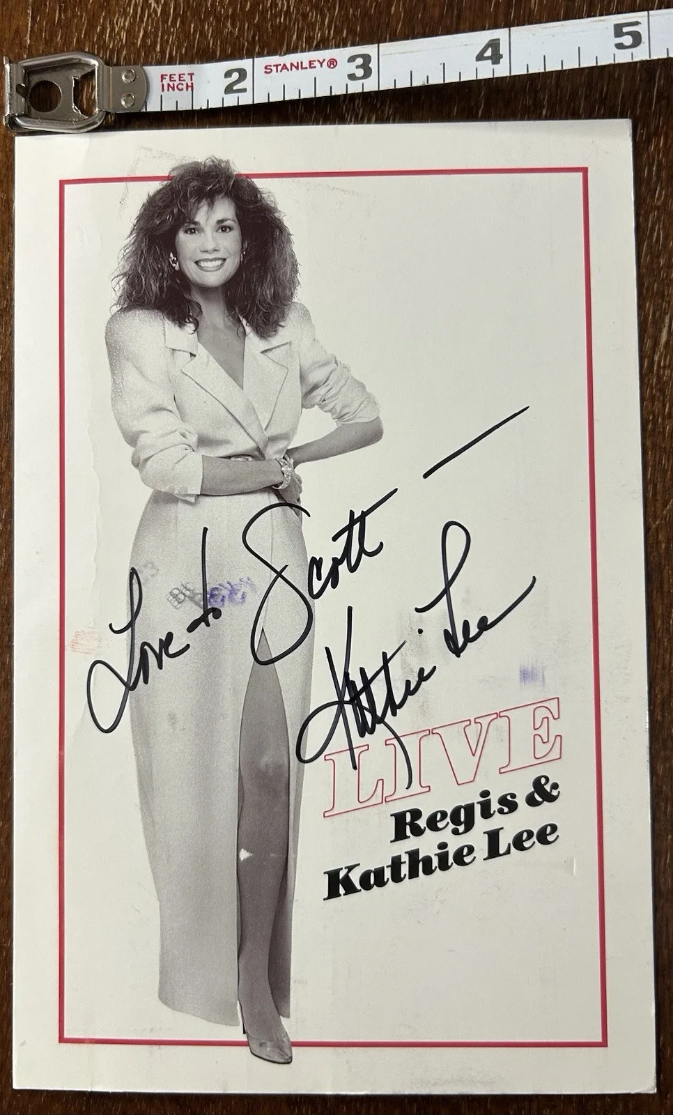 Kathy Lee Gifford — Kathy Lee Gifford Signed 5x7 Photo Autograph Live Regis And Kathy Lee TV No COA