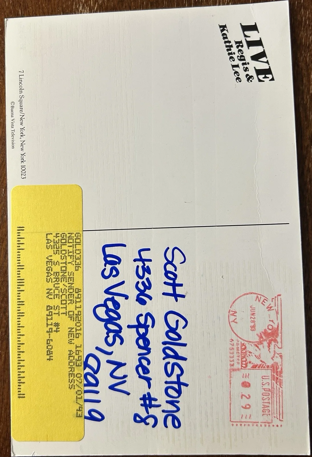 Kathy Lee Gifford — Kathy Lee Gifford Signed 5x7 Photo Autograph Live Regis And Kathy Lee TV No COA, изображение 3