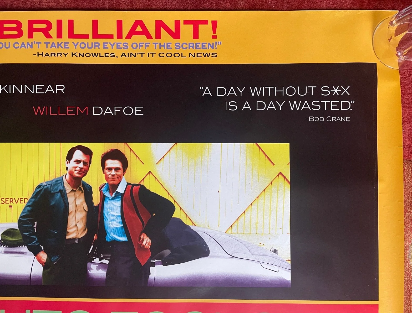 AUTOFOCUS (2002) Original UK Quad Movie Poster Willem Dafoe, Greg Kinnear, изображение 3