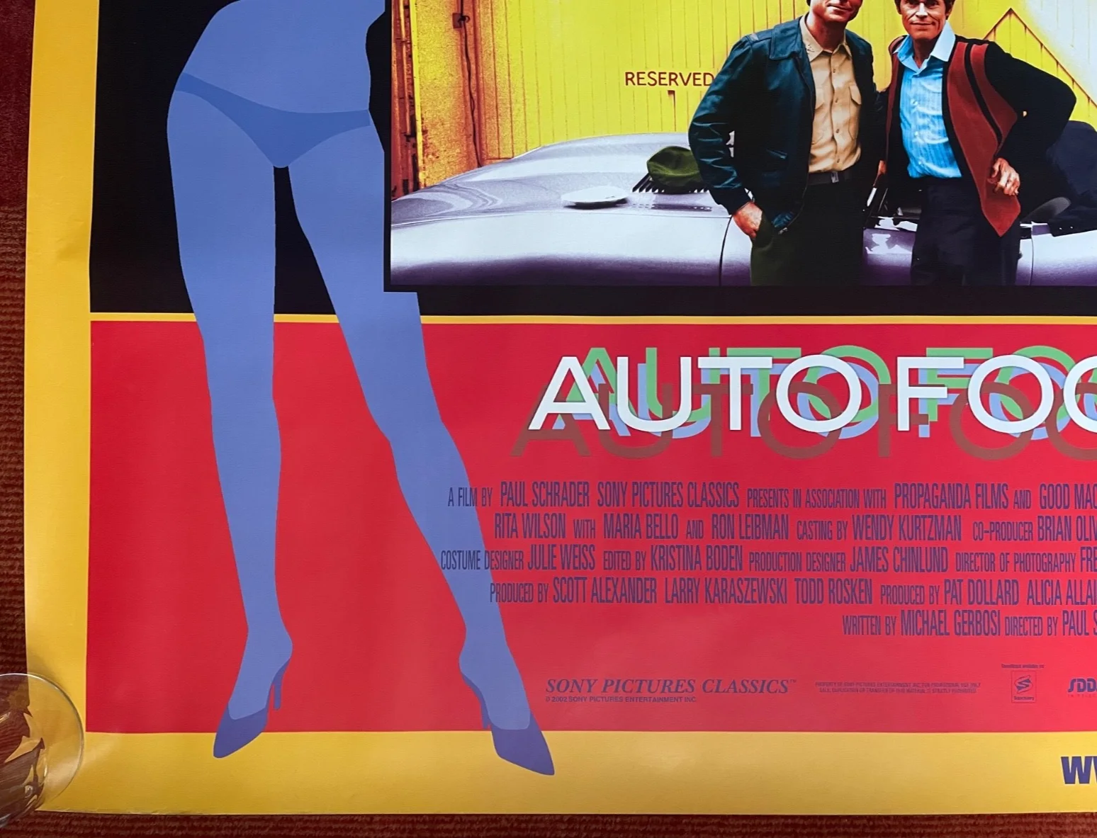 AUTOFOCUS (2002) Original UK Quad Movie Poster Willem Dafoe, Greg Kinnear, изображение 4
