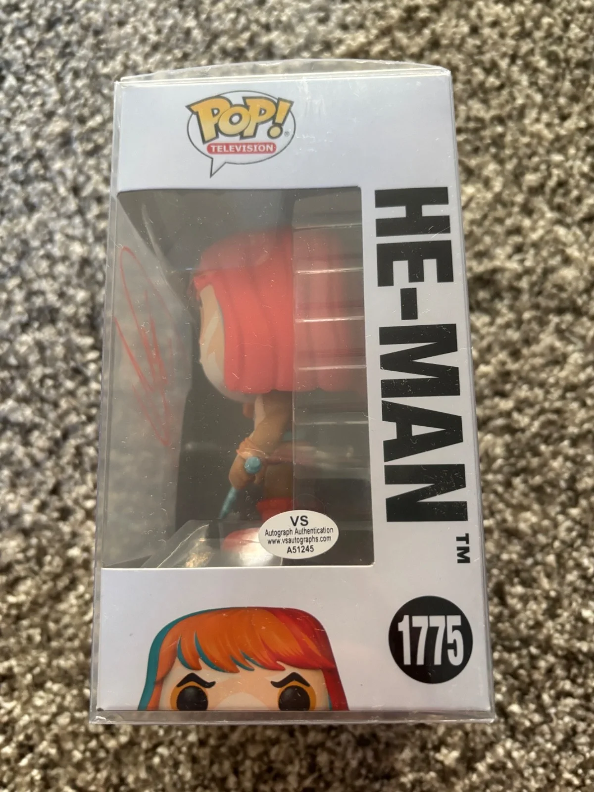 DOLPH LUNDGREN — HE-MAN - DOLPH LUNDGREN - SIGNED FUNKO WITH COA, image 2