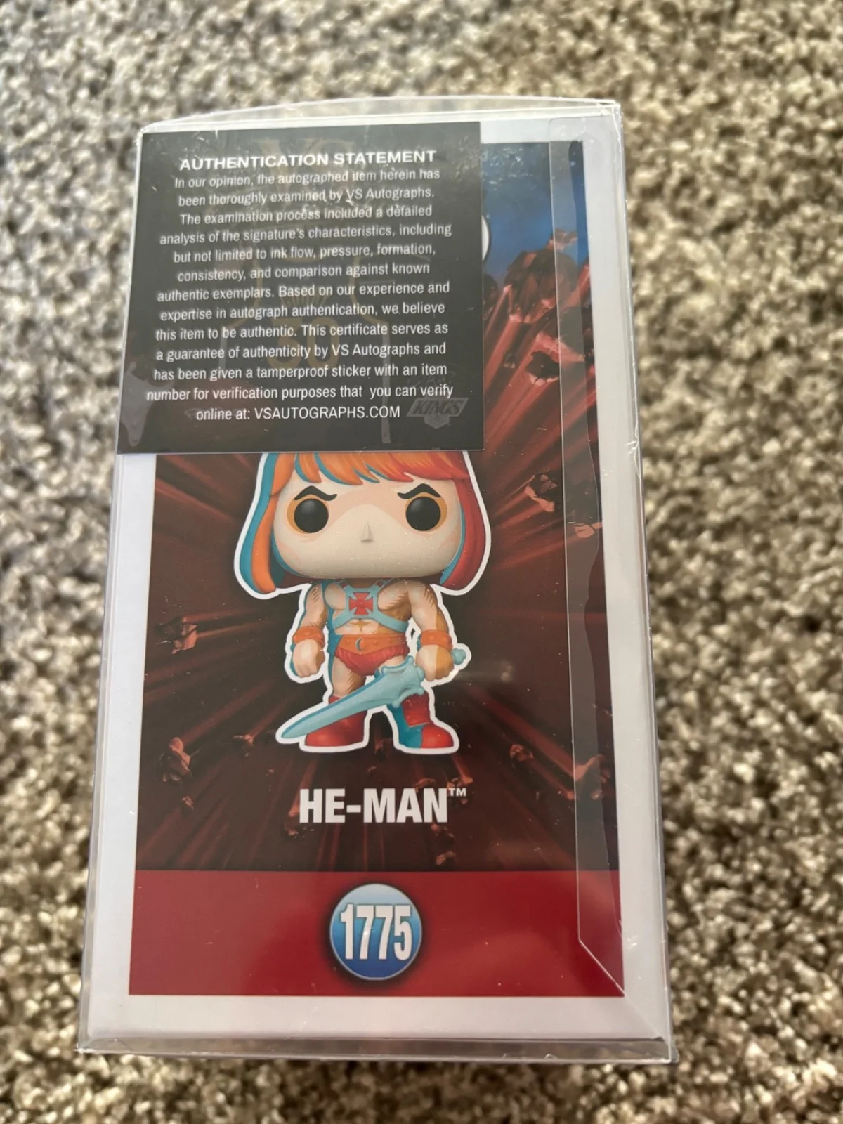 DOLPH LUNDGREN — HE-MAN - DOLPH LUNDGREN - SIGNED FUNKO WITH COA, image 5