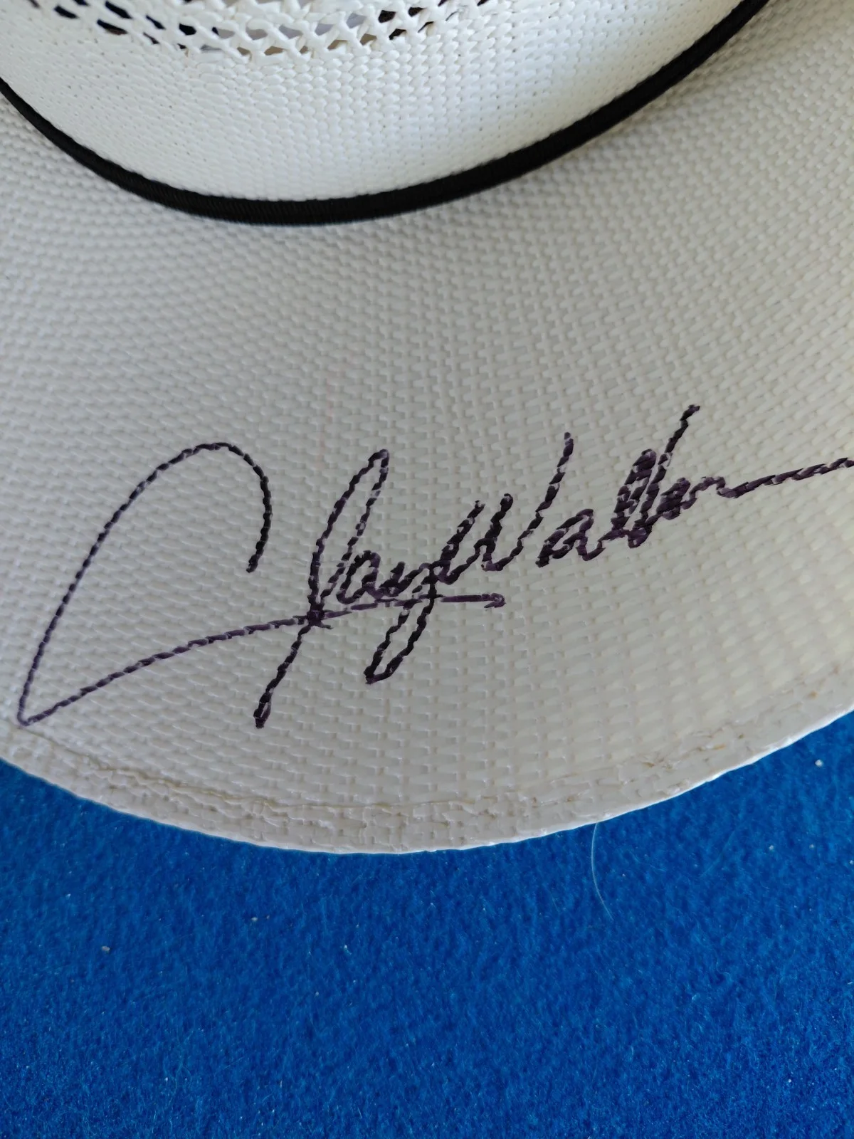 Clay Walker Autographed Atwood Cowboy Hat Size 7, image 5