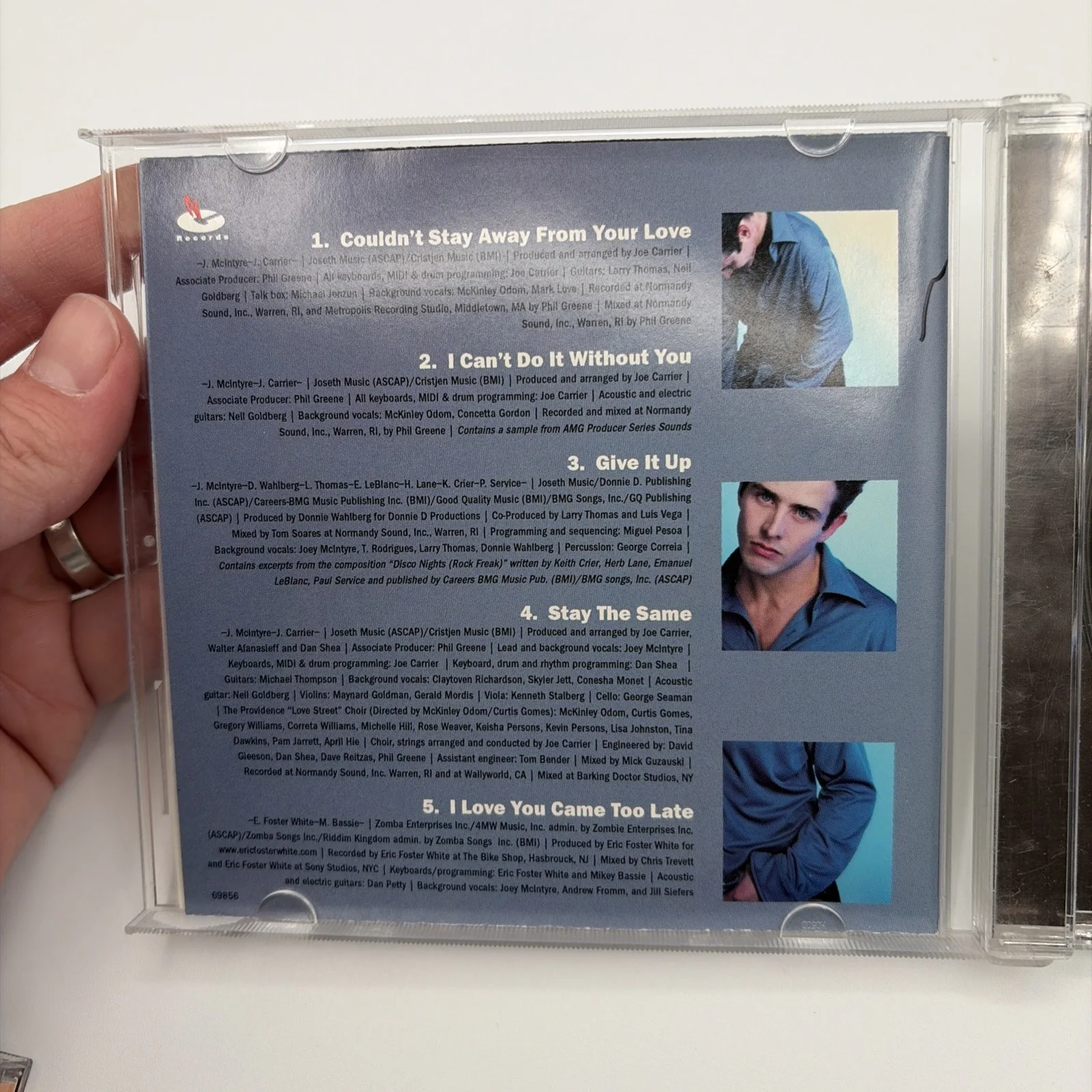 New Kids On The Block - joey mcintyre signed CD / NKOTB - Stay The Same, изображение 4