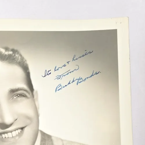 1940's Buddy Bonds Signed 8x10 Photo Inscribed Autograph Musical Duo Performer, image 2