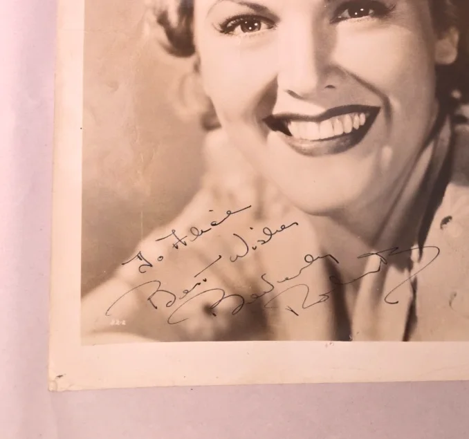 1930's Beverley Roberts Signed 8x10 Photo Inscribed Autograph Actress Hollywood, image 2