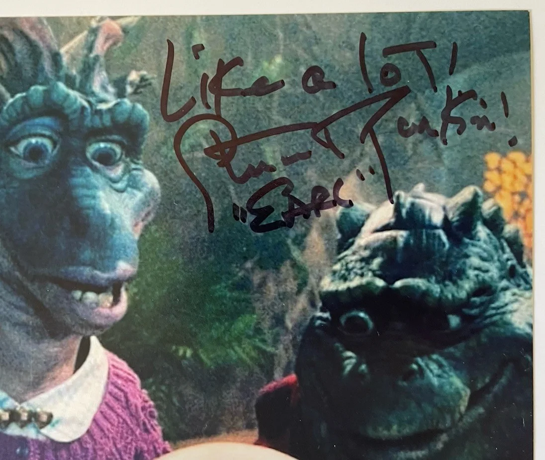 Stuart Pankin & Sally Struthers Authentic Hand Signed 8x10 Photo Auto Dinosaurs, изображение 2