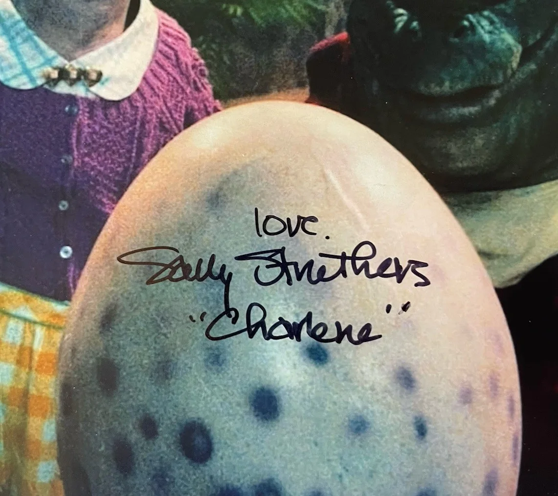 Stuart Pankin & Sally Struthers Authentic Hand Signed 8x10 Photo Auto Dinosaurs, изображение 3
