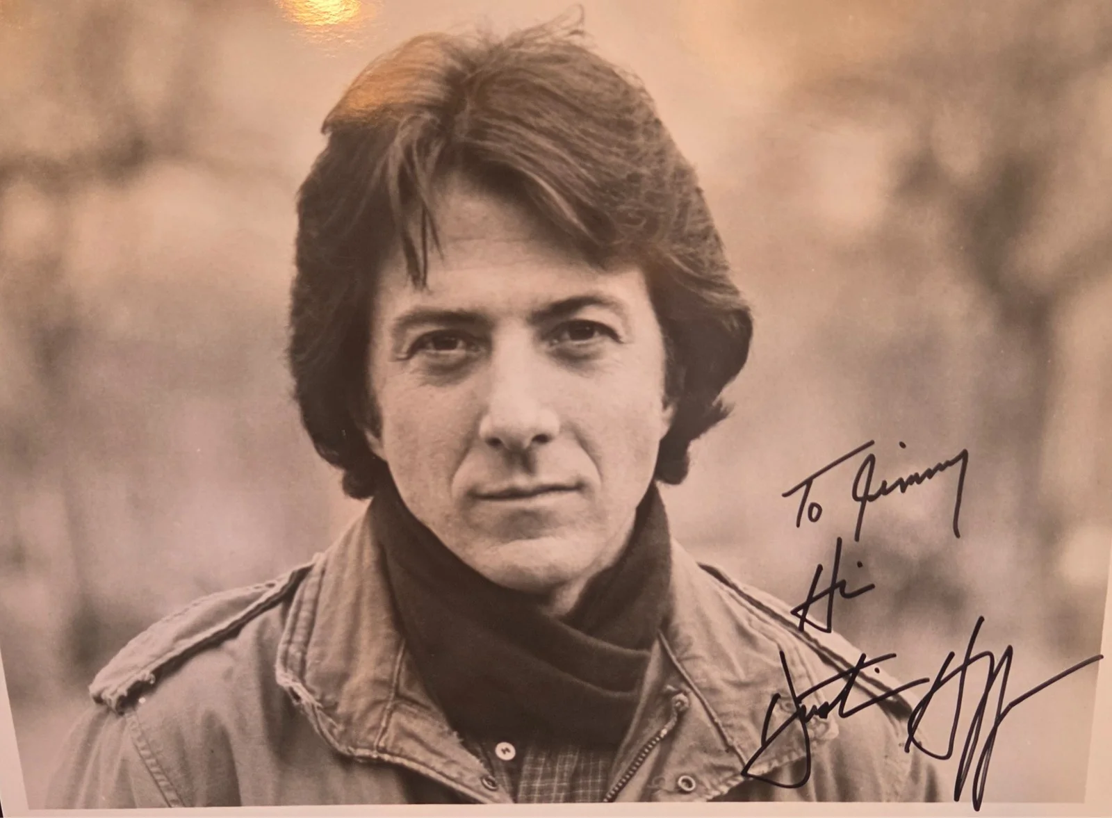 Dustin Hoffman — DUSTIN HOFFMAN - (4) Autographed Inscribed Pictures Signed Oscar Winning Actor, image 2