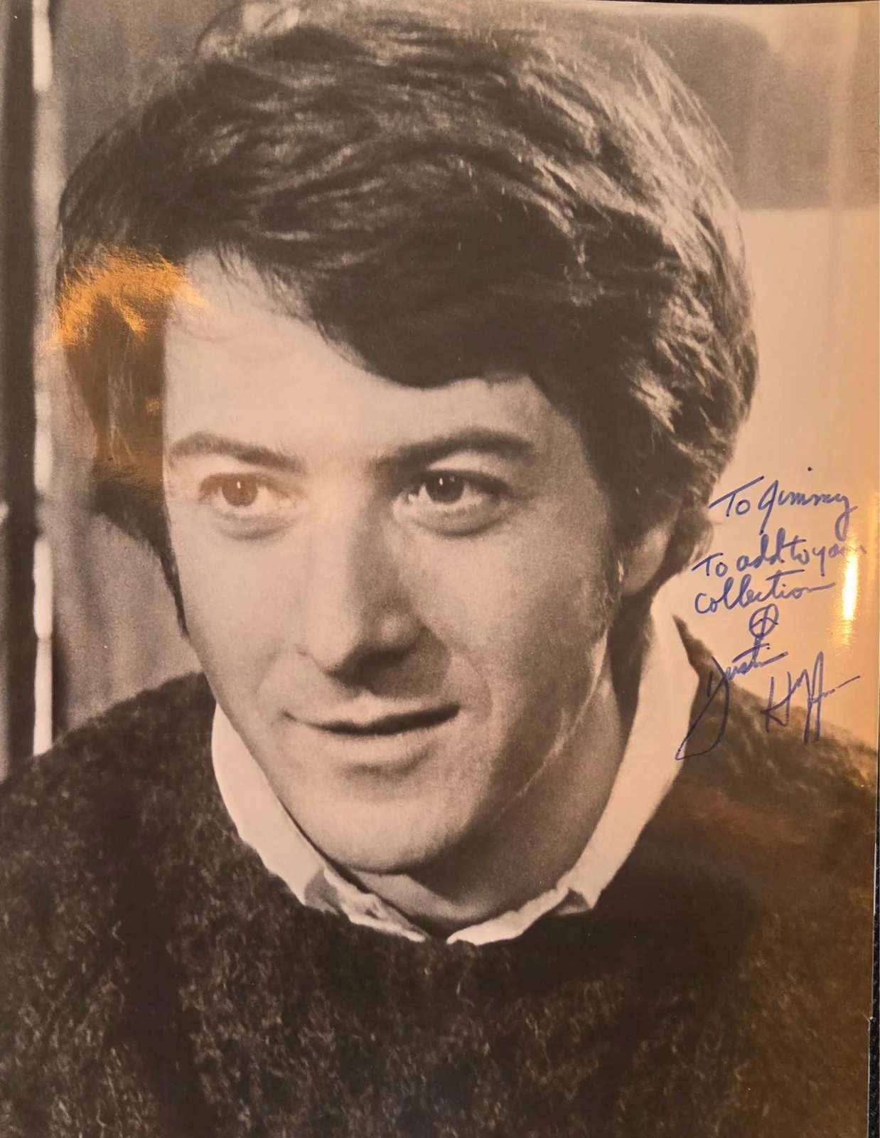 Dustin Hoffman — DUSTIN HOFFMAN - (4) Autographed Inscribed Pictures Signed Oscar Winning Actor, image 5