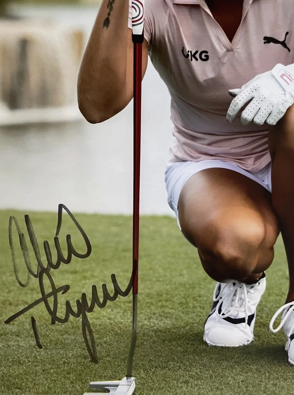 Alexis Thompson — Alexis Lexi Thompson Authentic Hand Signed 8x10 Photo Autograph Golfer, LPGA, изображение 2