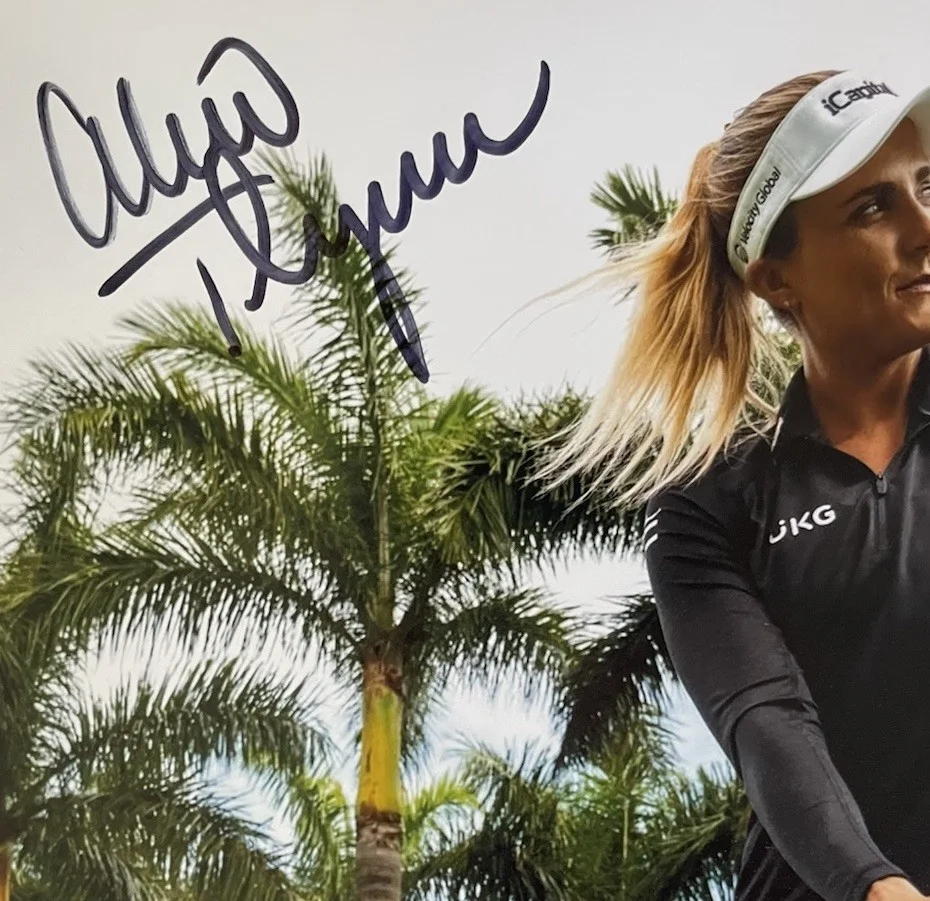 Alexis Thompson — Alexis Lexi Thompson Authentic Hand Signed 8x10 Photo Autograph Golfer, LPGA, изображение 2