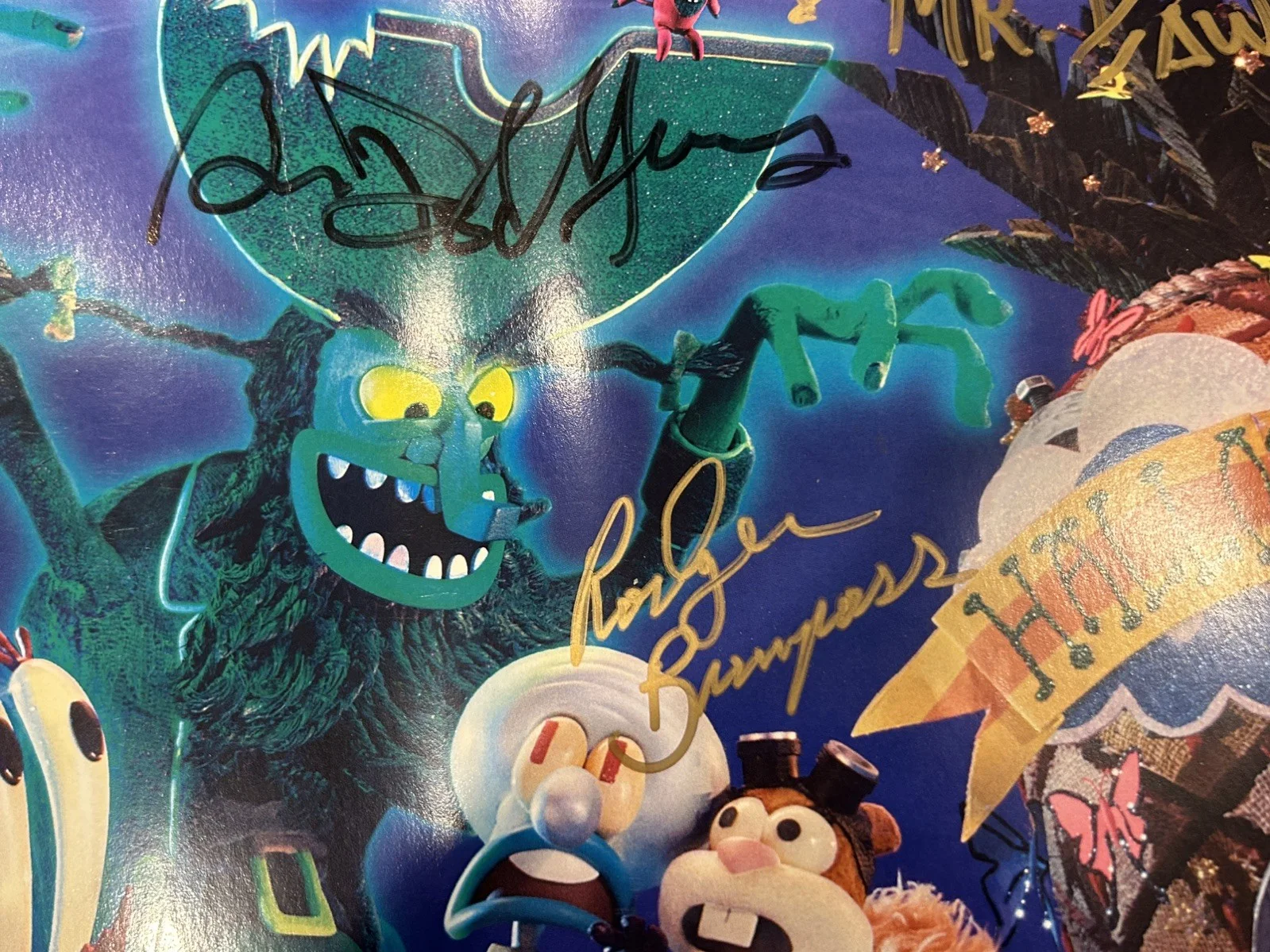 RODGER BUMPASS, BILL FAGERBAKKE, TOM KENNY — 2017 SDCC SPONGEBOB CAST SIGNED AUTO 11X17 POSTER BOO-KINI BOTTOM PSA AUTHENTIC!, image 5