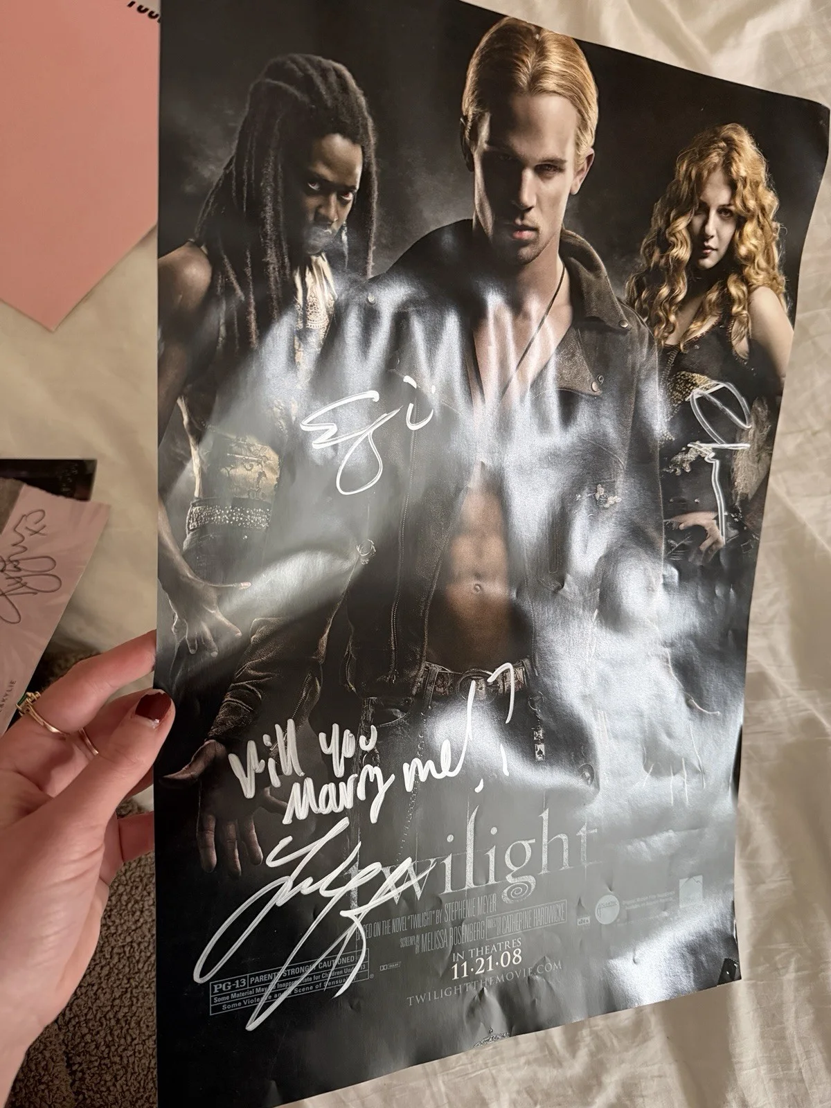 Twilight Autographed Movie Poster, image 3